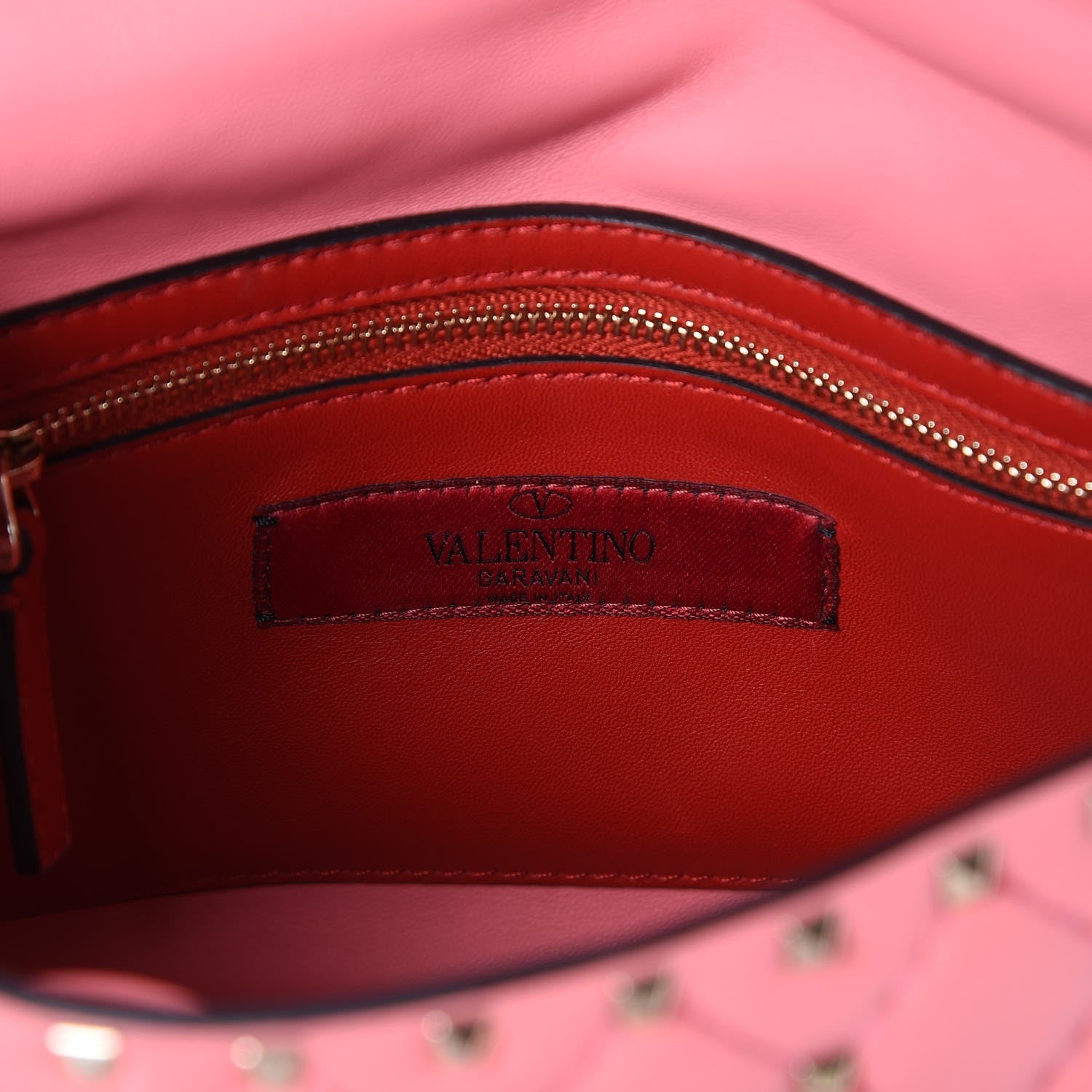 Valentino Garavani Nappa Medium Rockstud Spike Shoulder Bag Paradise Rose 7 of 7