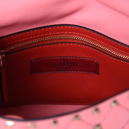 Valentino Garavani Nappa Medium Rockstud Spike Shoulder Bag Paradise Rose 7 of 7