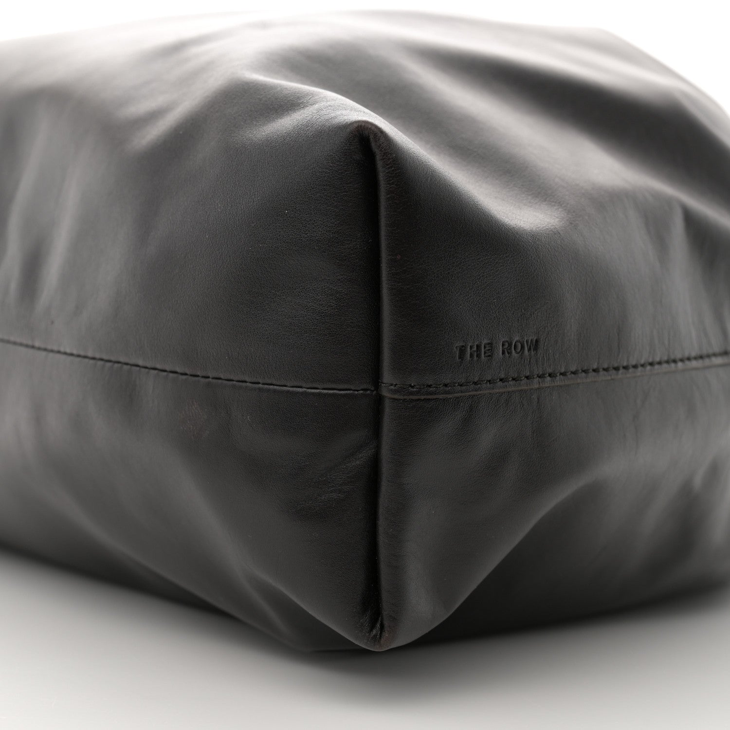 The Row Nappa Angy Hobo Bag Dark Brown 9 of 10