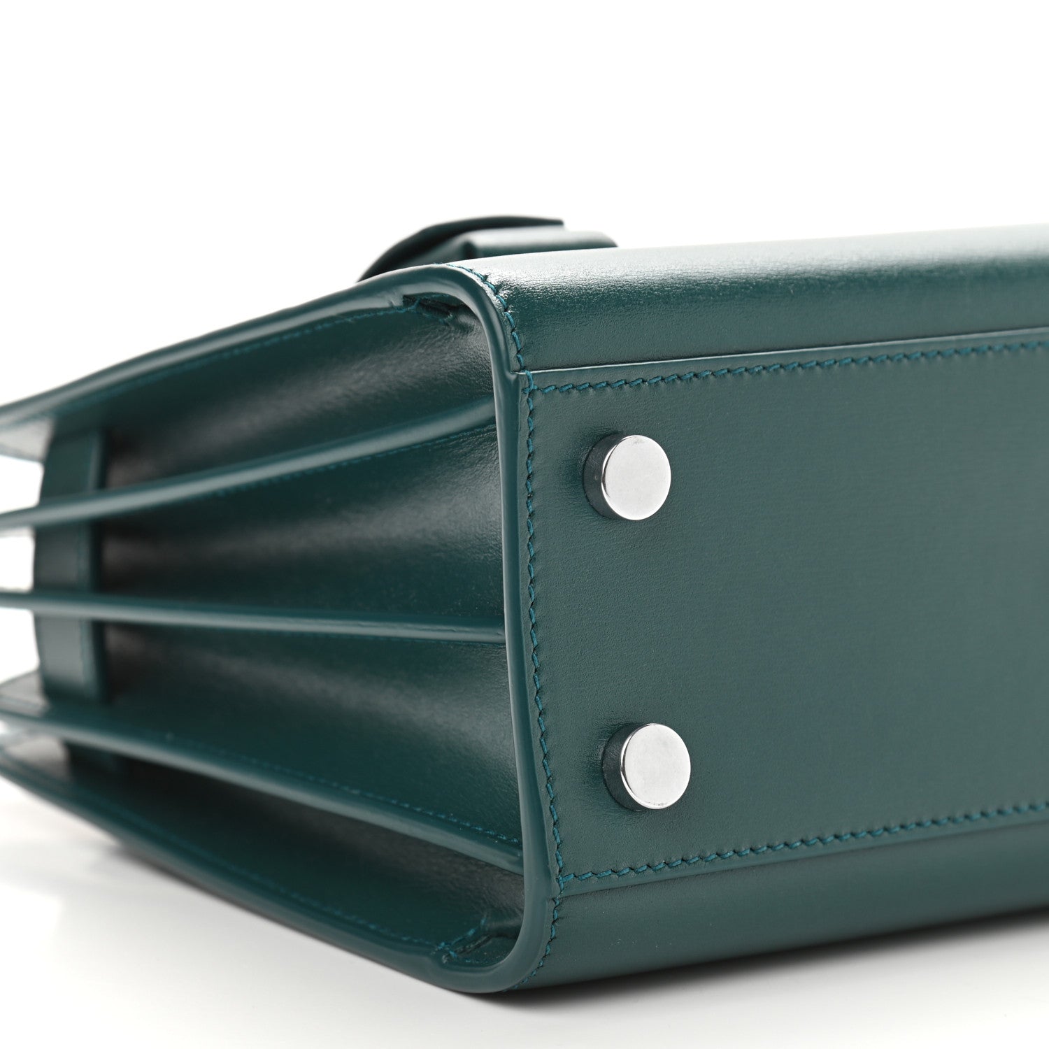 Saint Laurent Calfskin Nano Sac De Jour Sea Turquoise 8 of 9