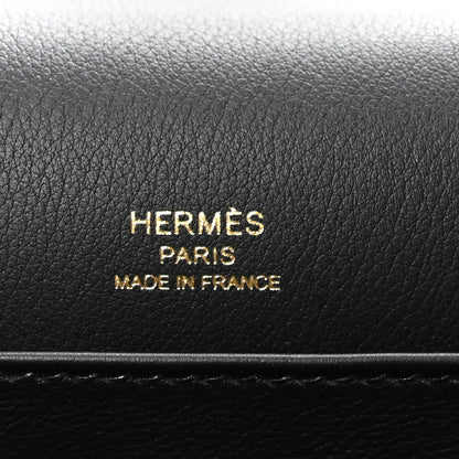 Hermes Chevre Mysore Geta Black 6 of 10