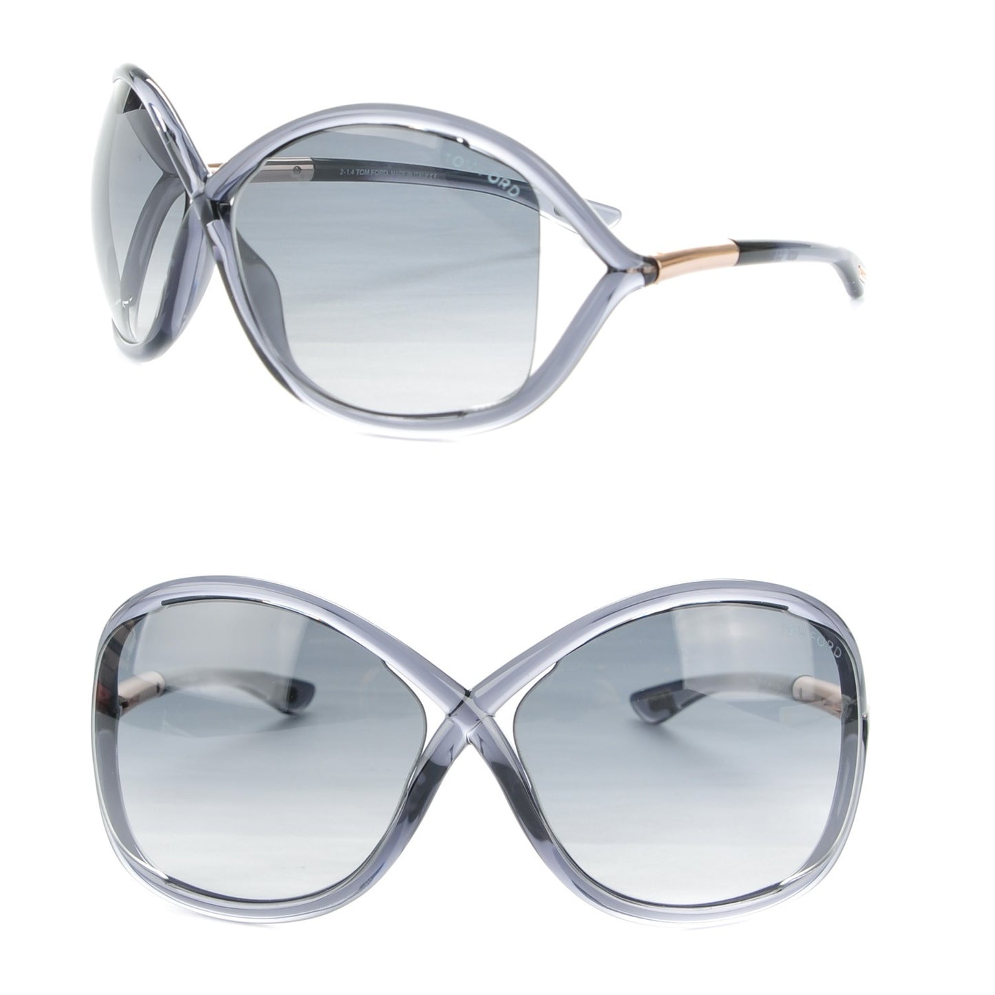 Acetate Whitney Crossover Sunglasses TF9 Dark Grey