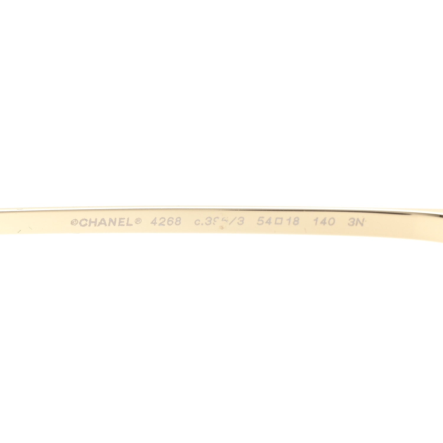 Chanel Metal Round Sunglasses 4268 Gold Tortoise 5 of 8