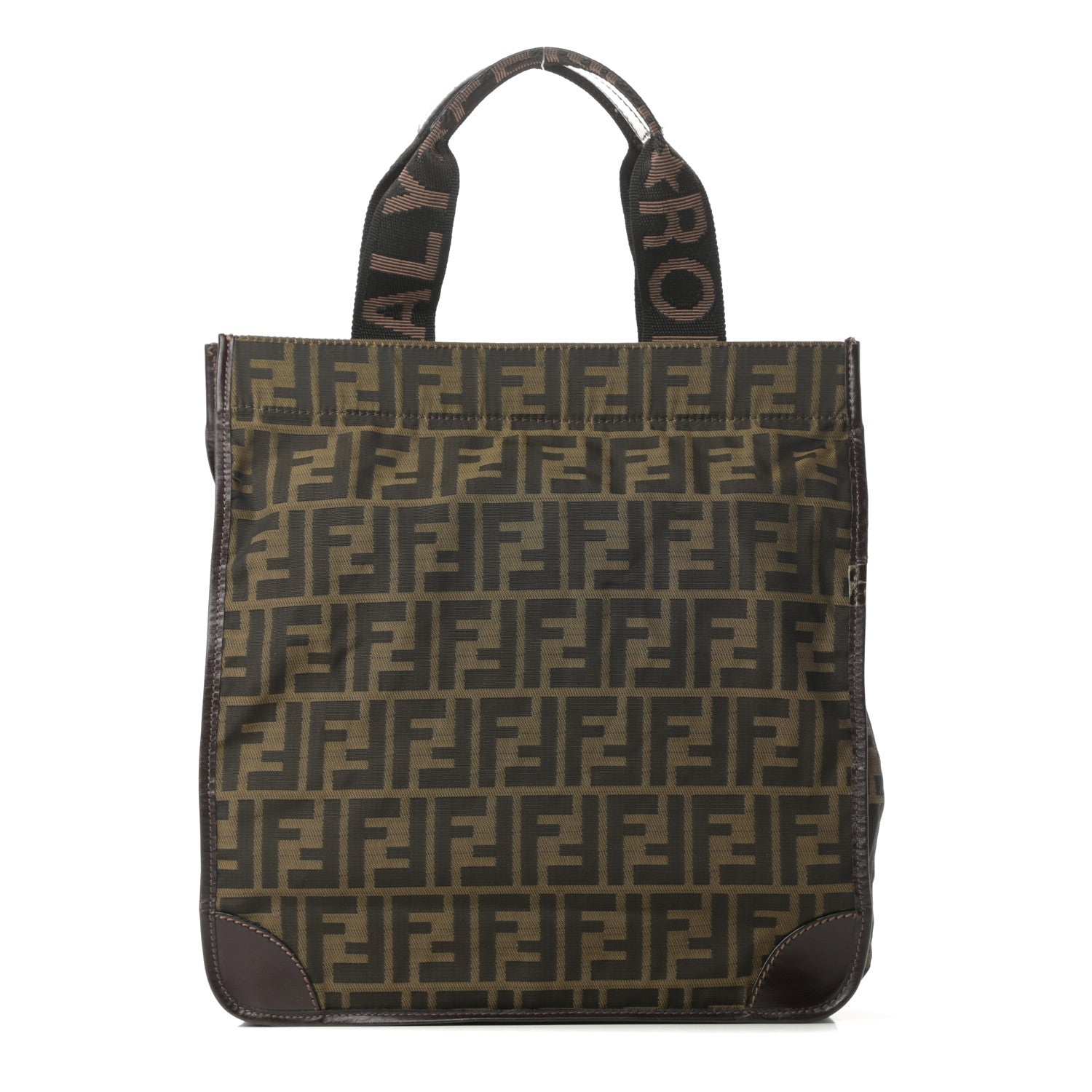 Fendi Zucca Shopping Tote Tobacco 1 of 19