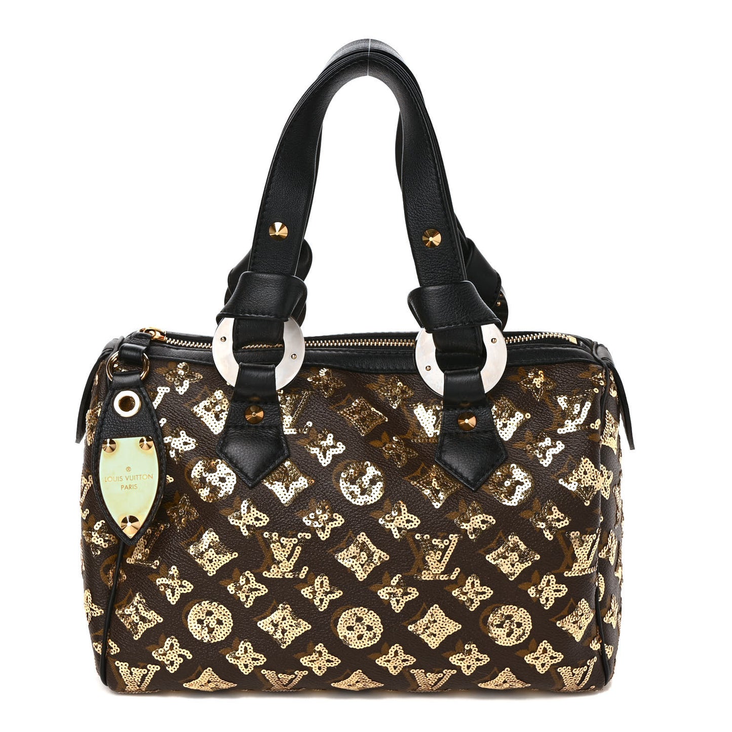 Monogram Sequins Eclipse Speedy 28 Gold