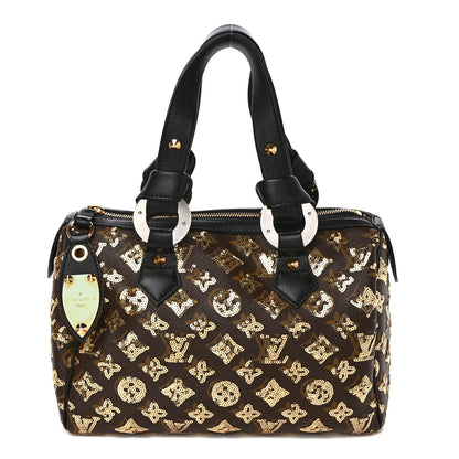 Louis Vuitton Monogram Sequins Eclipse Speedy 28 Gold 1 of 8