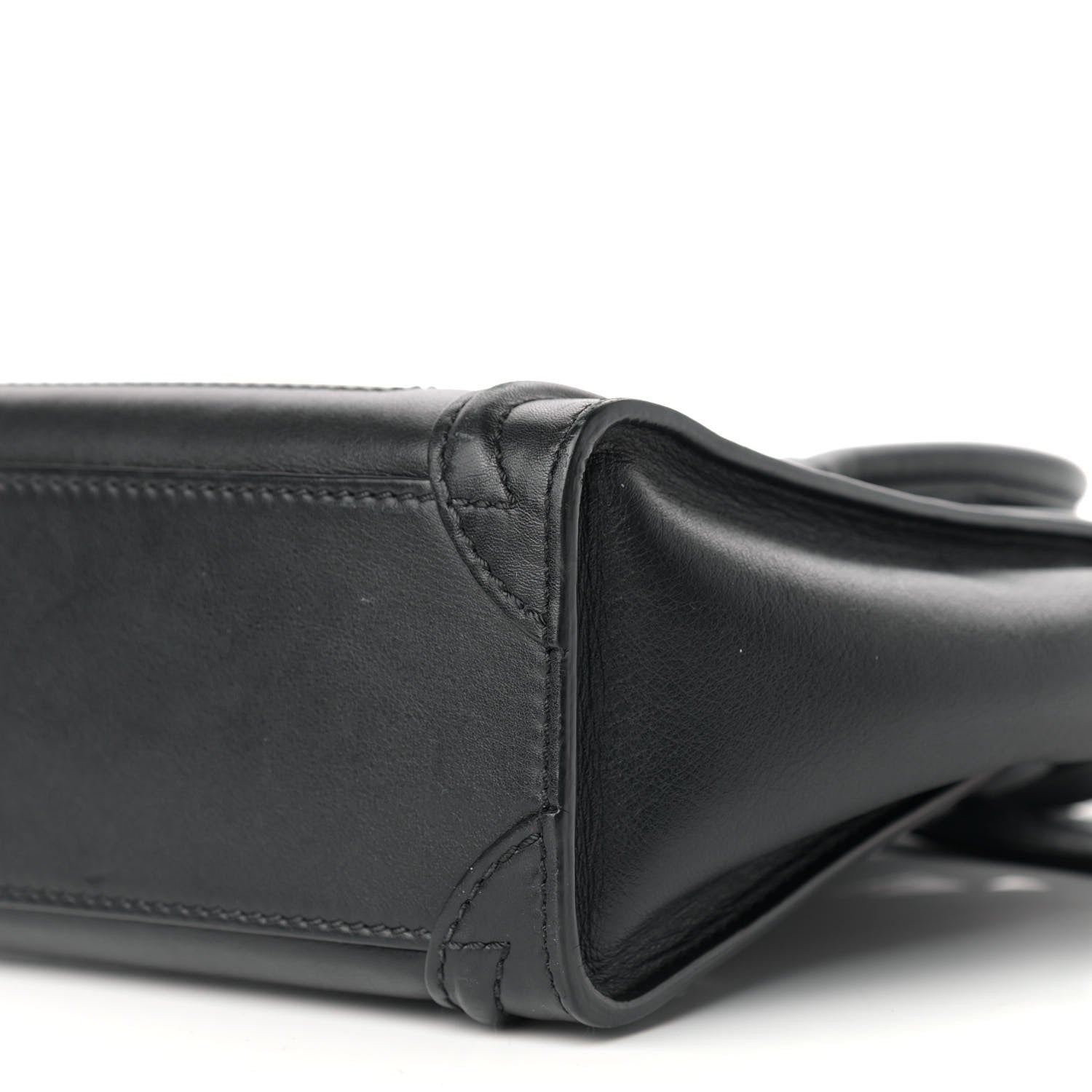 Celine Smooth Calfskin Nano Luggage Black 6 of 14