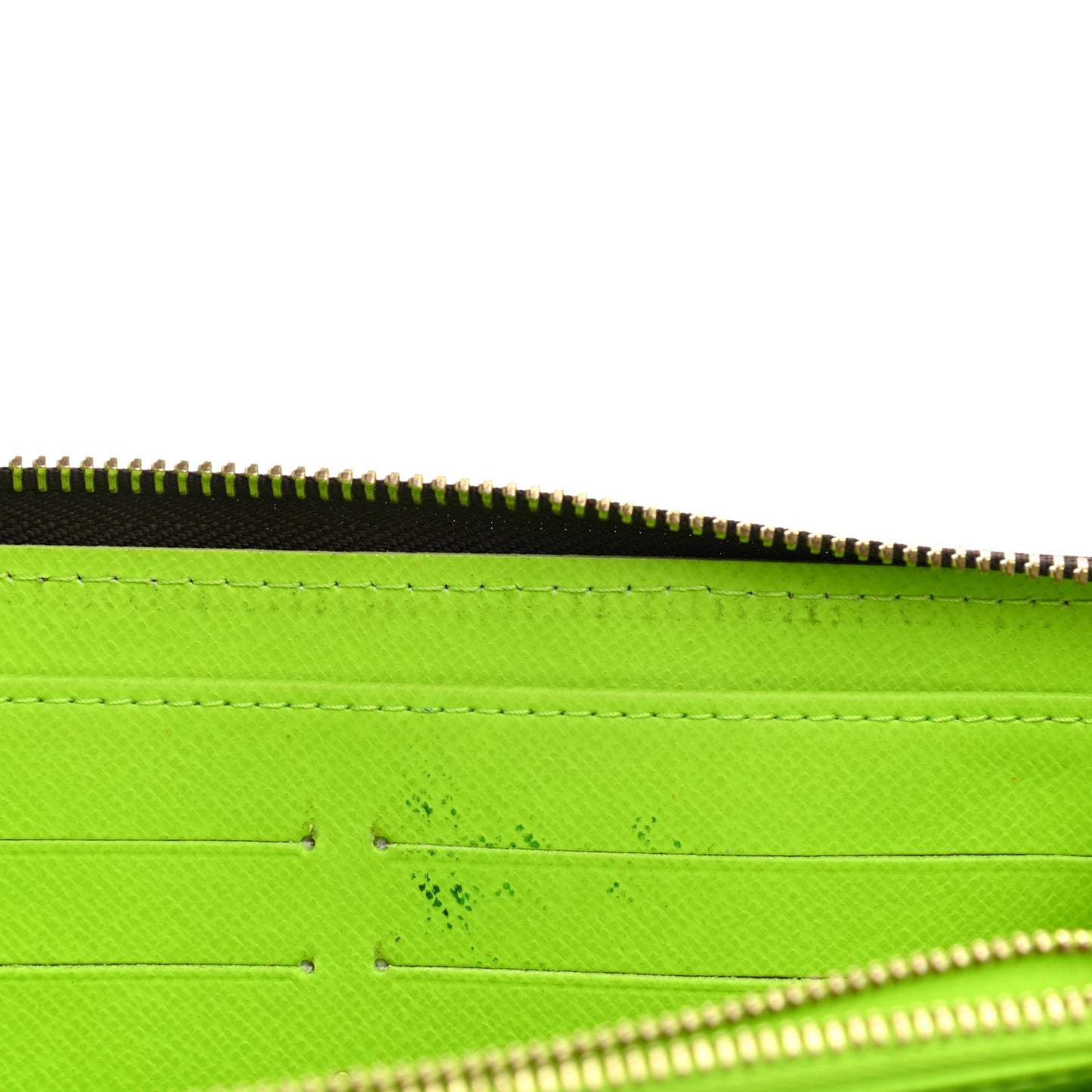 Monogram Graffiti Zippy Wallet Green