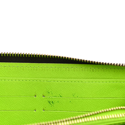 Louis Vuitton Monogram Graffiti Zippy Wallet Green 8 of 10