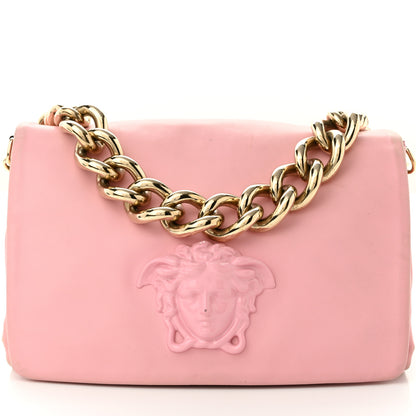 Versace Nappa Palazzo Sultan Shoulder Bag Pink 6 of 10