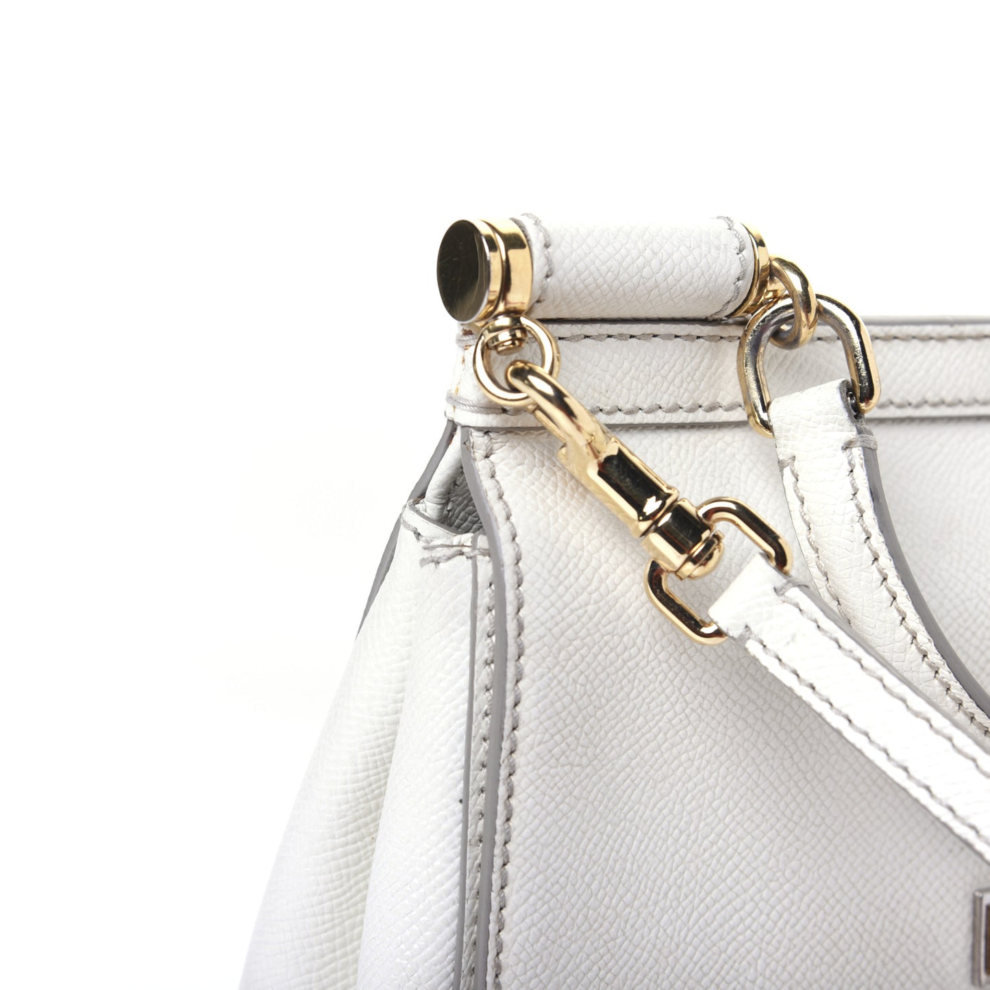 Dauphine Small Miss Sicily Satchel White