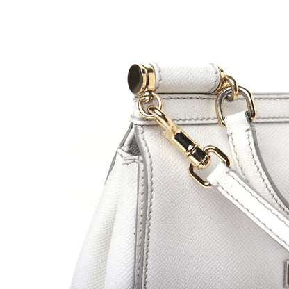 Dolce & Gabbana Dauphine Small Miss Sicily Satchel White 16 of 17