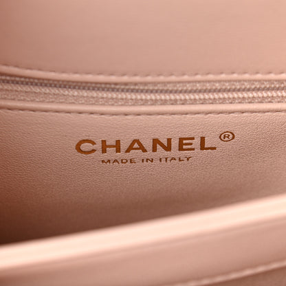 Chanel Lambskin Quilted Small Trendy CC Dual Handle Flap Bag Light Beige 5 of 9