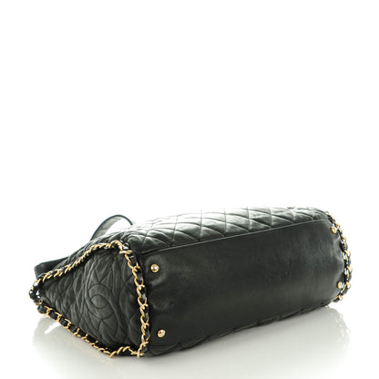 Chanel Calfskin Quilted Large Chain Me Hobo Black 4 of 7