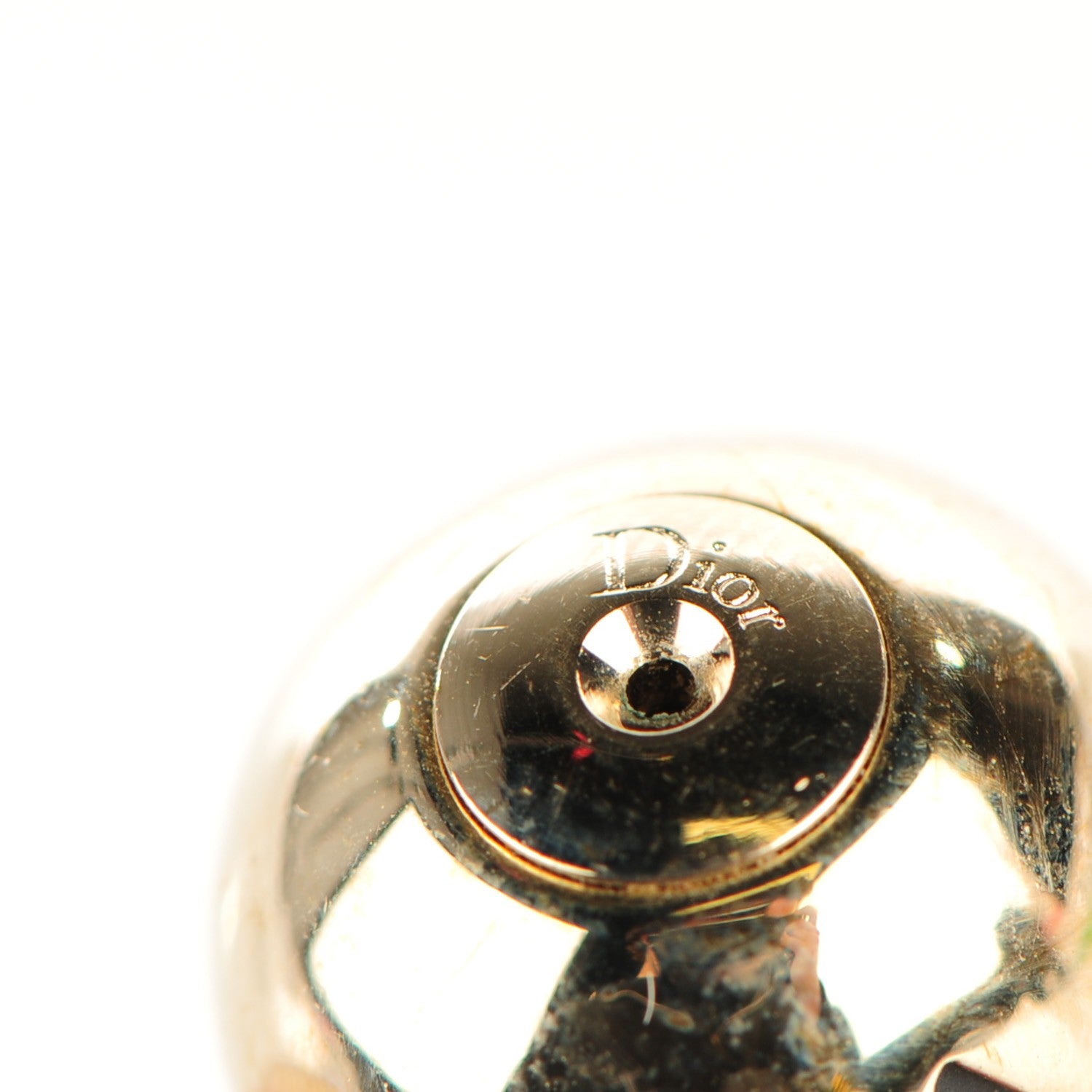 Christian Dior Mise En Dior Tribal Earrings Matte Black Gold 3 of 5