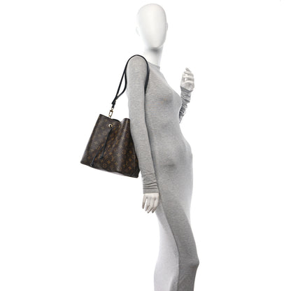 Louis Vuitton Monogram Neonoe MM Black 2 of 8