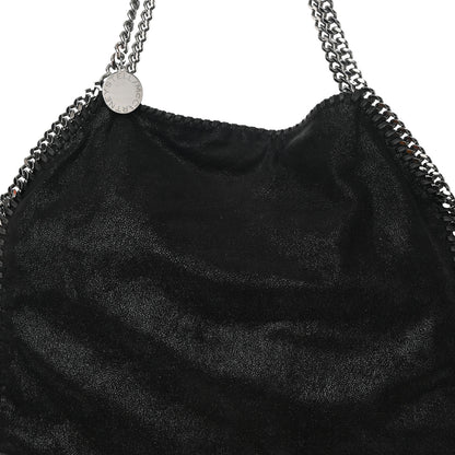 Stella McCartney Metallic Shaggy Deer Big Falabella Tote Black 9 of 11