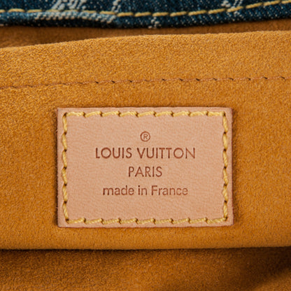 Louis Vuitton Monogram Denim Sac Plat Blue 6 of 7