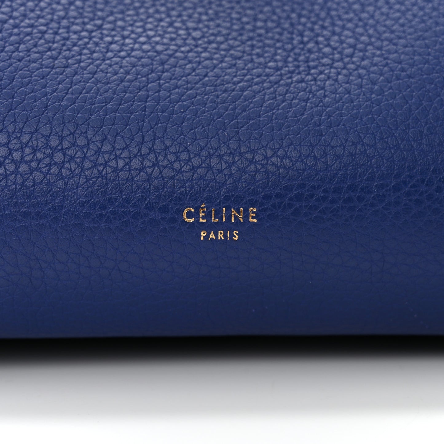 Grained Calfskin Small Belt Bag Indigo