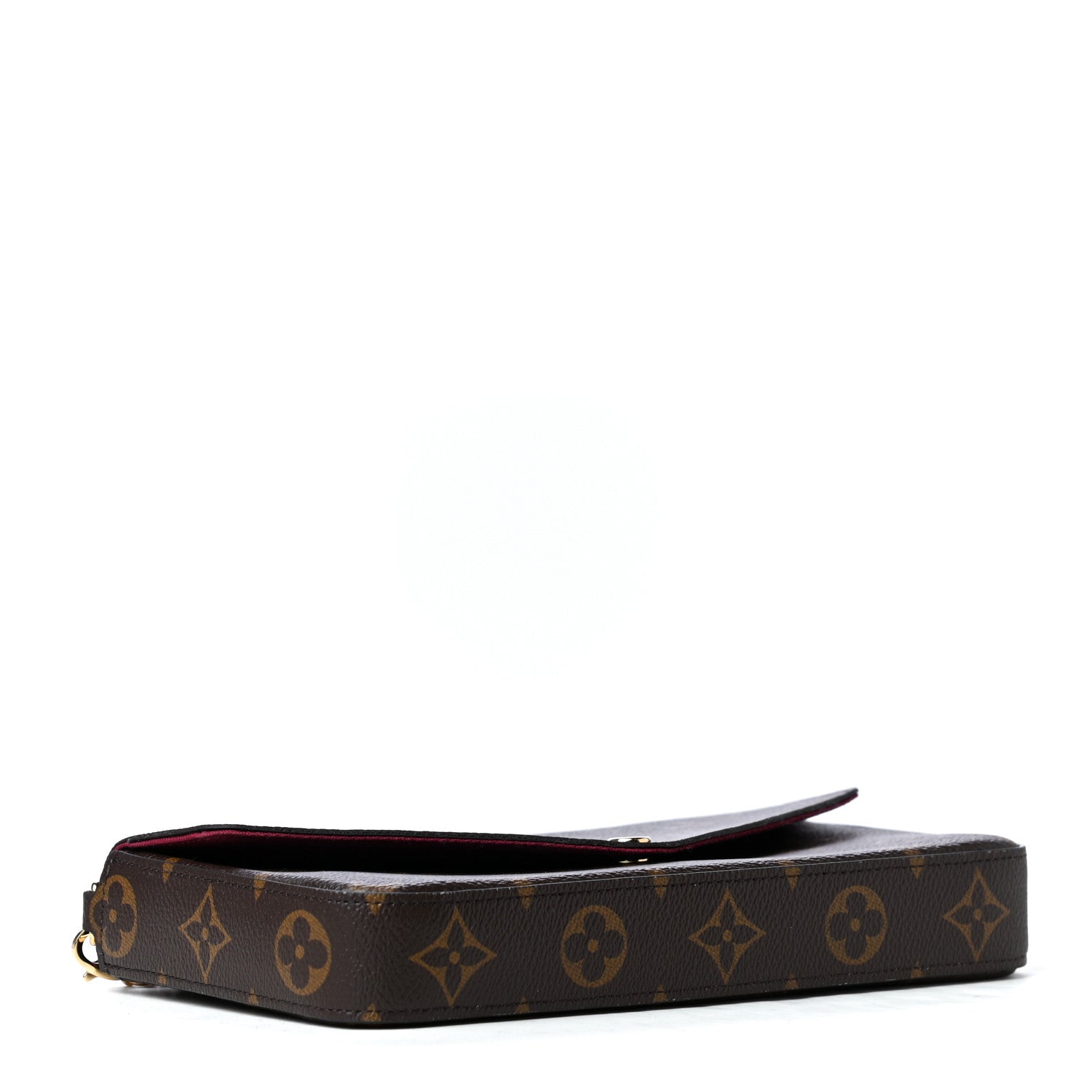 Louis Vuitton Monogram Pochette Felicie Chain Wallet Fuchsia 6 of 10