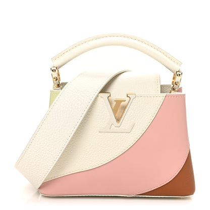 Louis Vuitton Taurillon Calfskin Patent Gelato Mini Capucines Fraise Pink 1 of 9