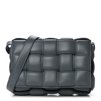 Bottega Veneta Nappa Maxi Intreccio Padded Cassette Crossbody Bag Thunder 1 of 12