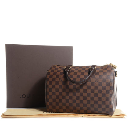 Louis Vuitton Damier Ebene Speedy Bandouliere 30 10 of 10