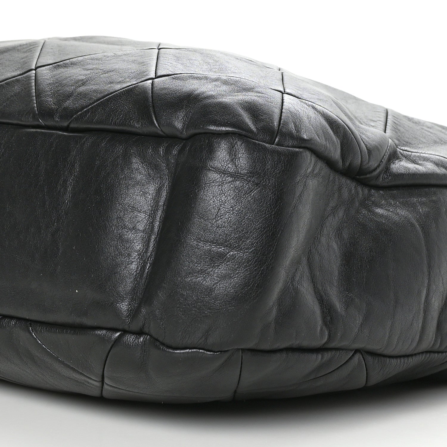 Chanel Lambskin Quilted Hobo Black 8 of 8