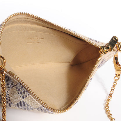 Louis Vuitton Damier Azur Pochette Milla MM 6 of 8