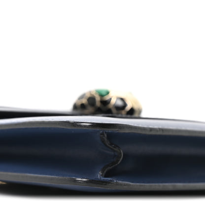 Bulgari Calfskin Small Serpenti Forever Snake Strap Crossbody Bag Blue 8 of 9