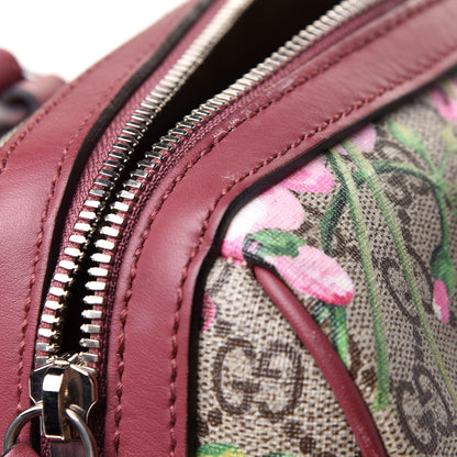 Gucci GG Supreme Monogram Blooms Small Boston Beige Multicolor Dry Rose 11 of 11