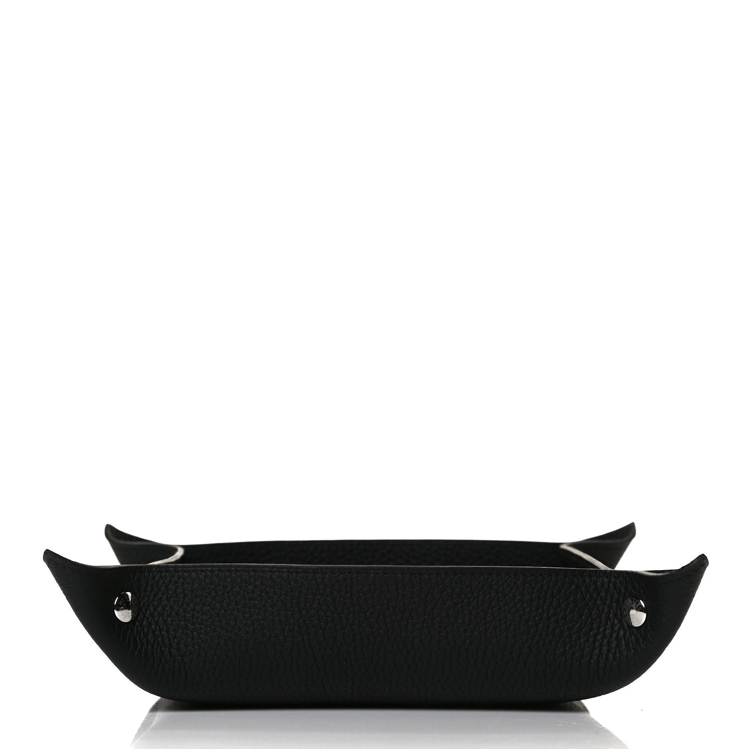 Hermes Taurillon Clemence Mises et Relances Change Tray Black 4 of 6