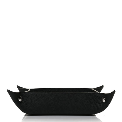 Hermes Taurillon Clemence Mises et Relances Change Tray Black 4 of 6