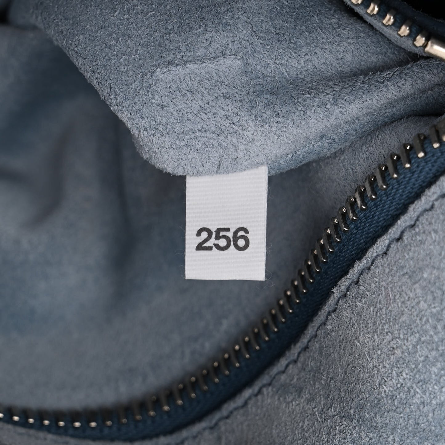 Glace Calf Etiquette Flap Inchiostro Astrale