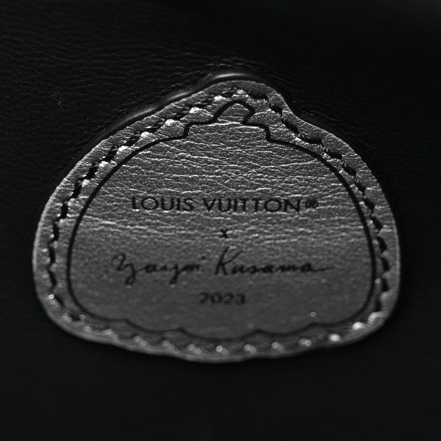 Louis Vuitton LV X YK Taurillon Brass Metal Dots Side Trunk Black 6 of 9