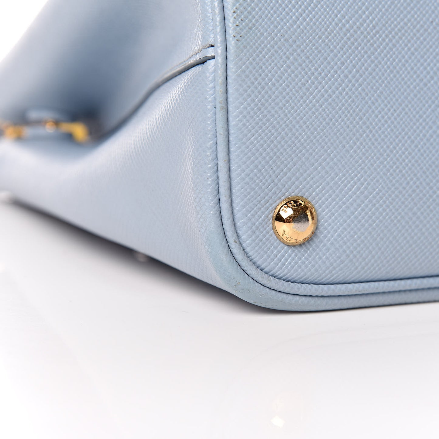 Saffiano Cuir Small Double Bag Astrale Giada Multicolor