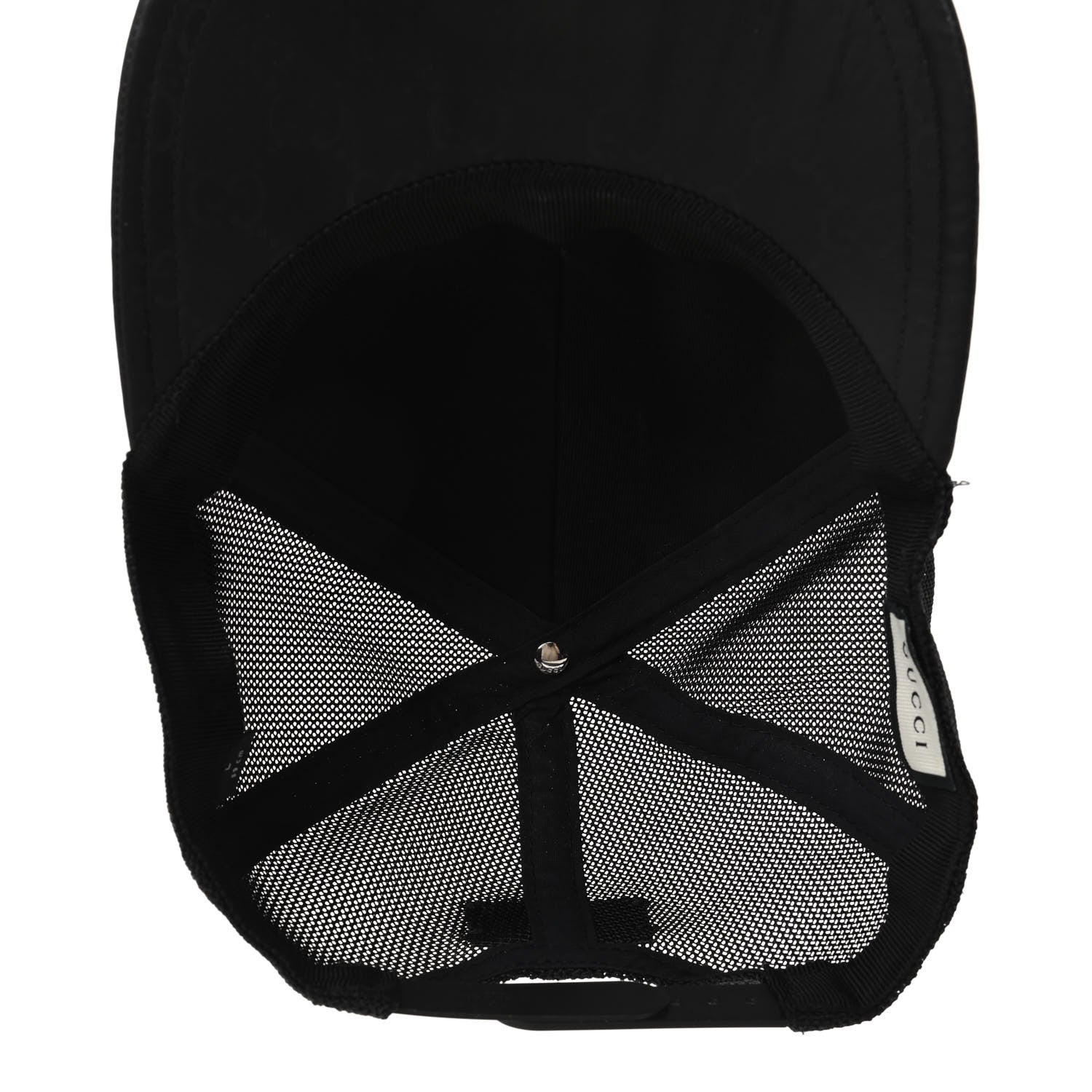 Gucci Nylon Monogram Baseball Hat L Black 4 of 8