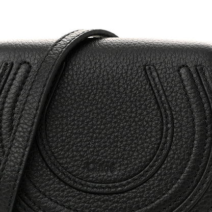 Chloe Calfskin Nano Marcie Saddle Bag Black 8 of 10