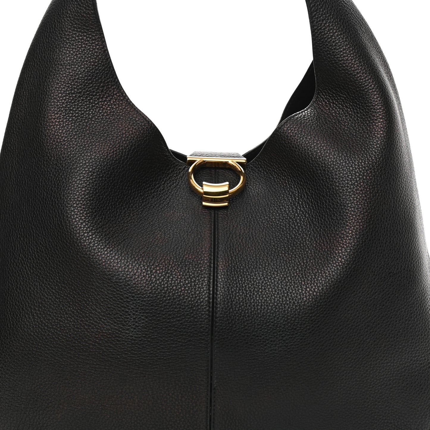 Calfskin Margot Hobo Black