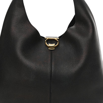 Salvatore Ferragamo Calfskin Margot Hobo Black 8 of 11