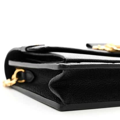Louis Vuitton Empreinte Vavin Chain Wallet Black 8 of 9