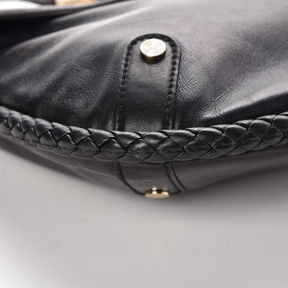 Gucci Calfskin Britt Tassel Shoulder Bag Black 8 of 10