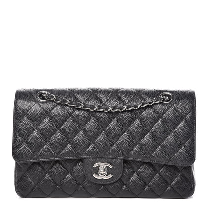 Chanel Caviar Quilted Medium Double Flap Black 1 of 23