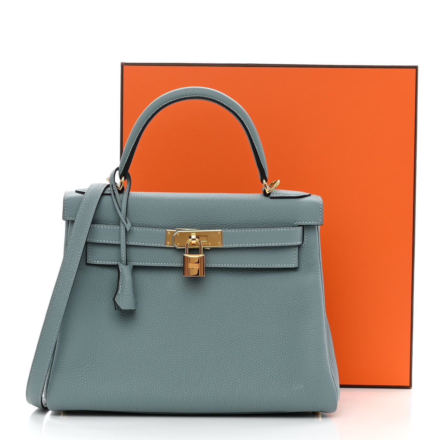 Hermes Togo Kelly Retourne 28 Ciel 12 of 12