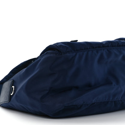 Prada Tessuto Nylon Saffiano Vela Messenger Bag Navy 6 of 7