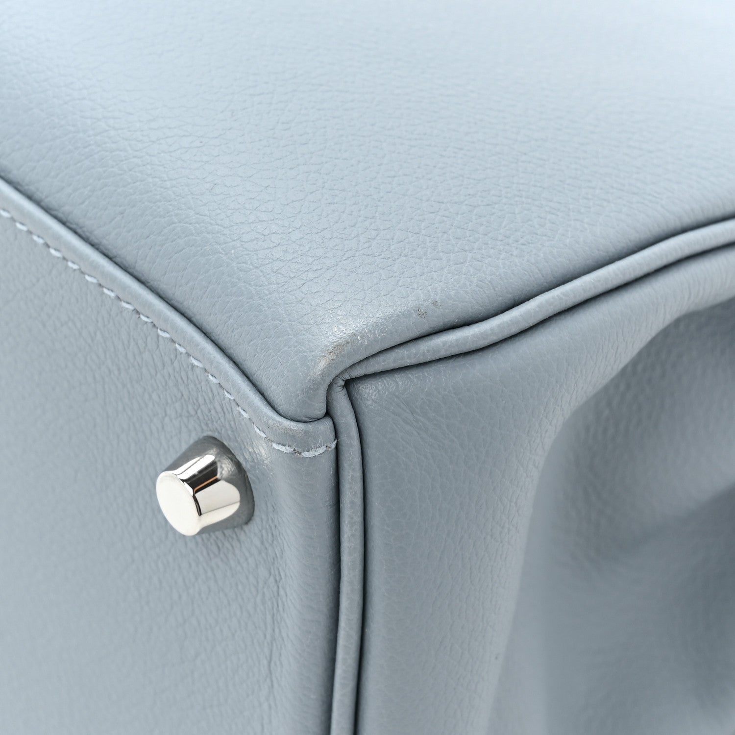 Hermes Evercolor Kelly Retourne 28 Bleu Lin 11 of 11