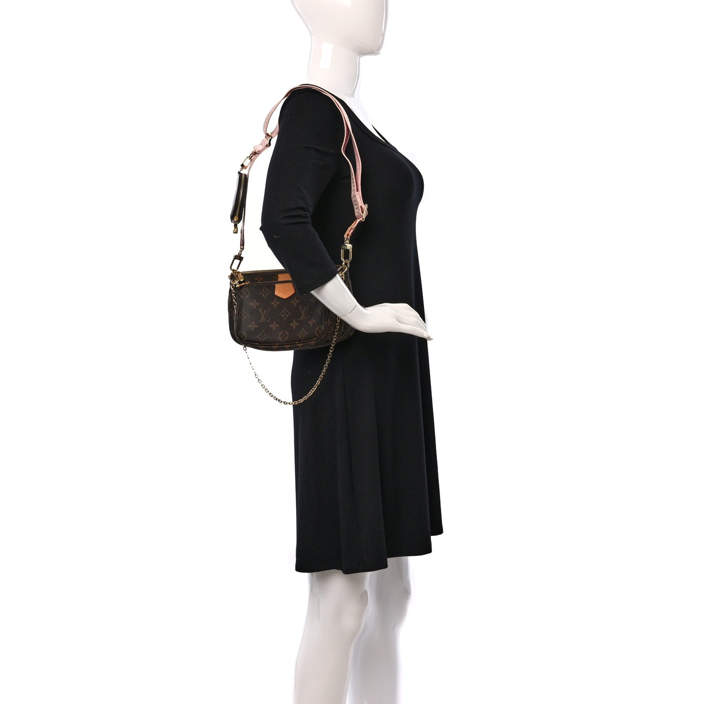 Monogram Multi Pochette Accessories Rose Clair