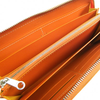 Goyard Goyardine Leather Zippy Wallet Orange 5 of 9