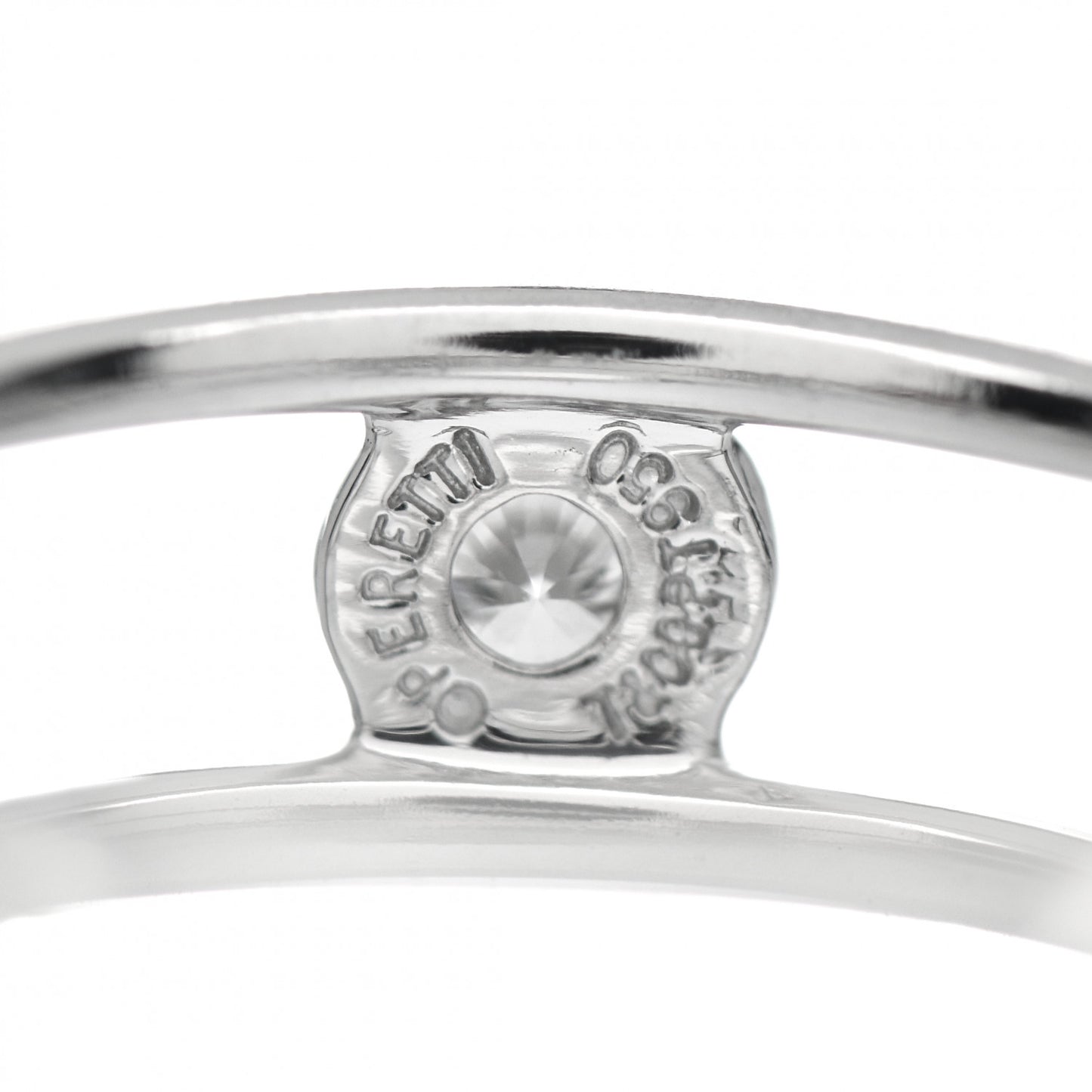 Platinum Diamond Elsa Peretti Diamonds by the Yard Ring 49 5