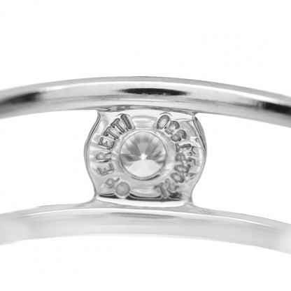 Tiffany Platinum Diamond Elsa Peretti Diamonds by the Yard Ring 49 5 4 of 5